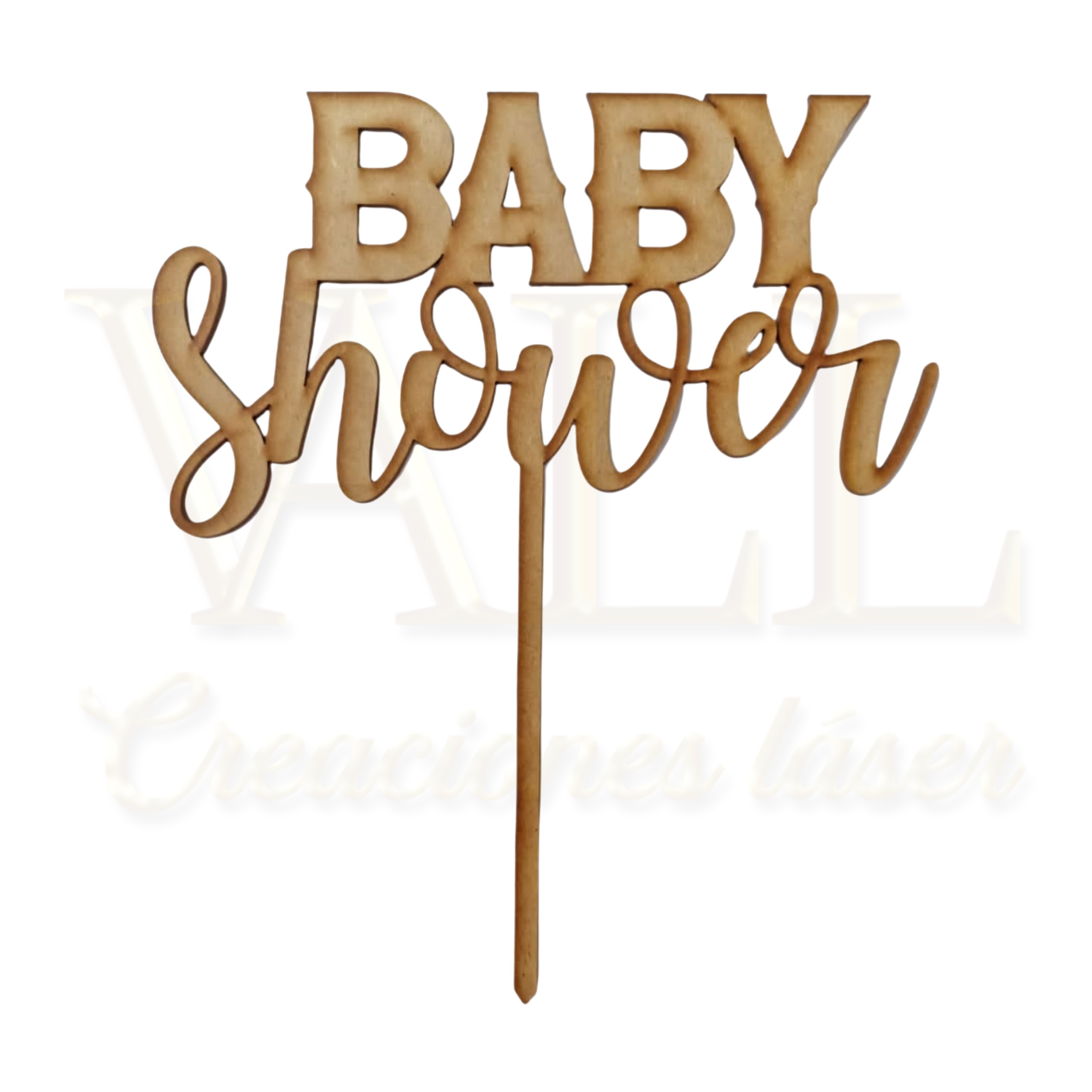 Cake topper baby shower