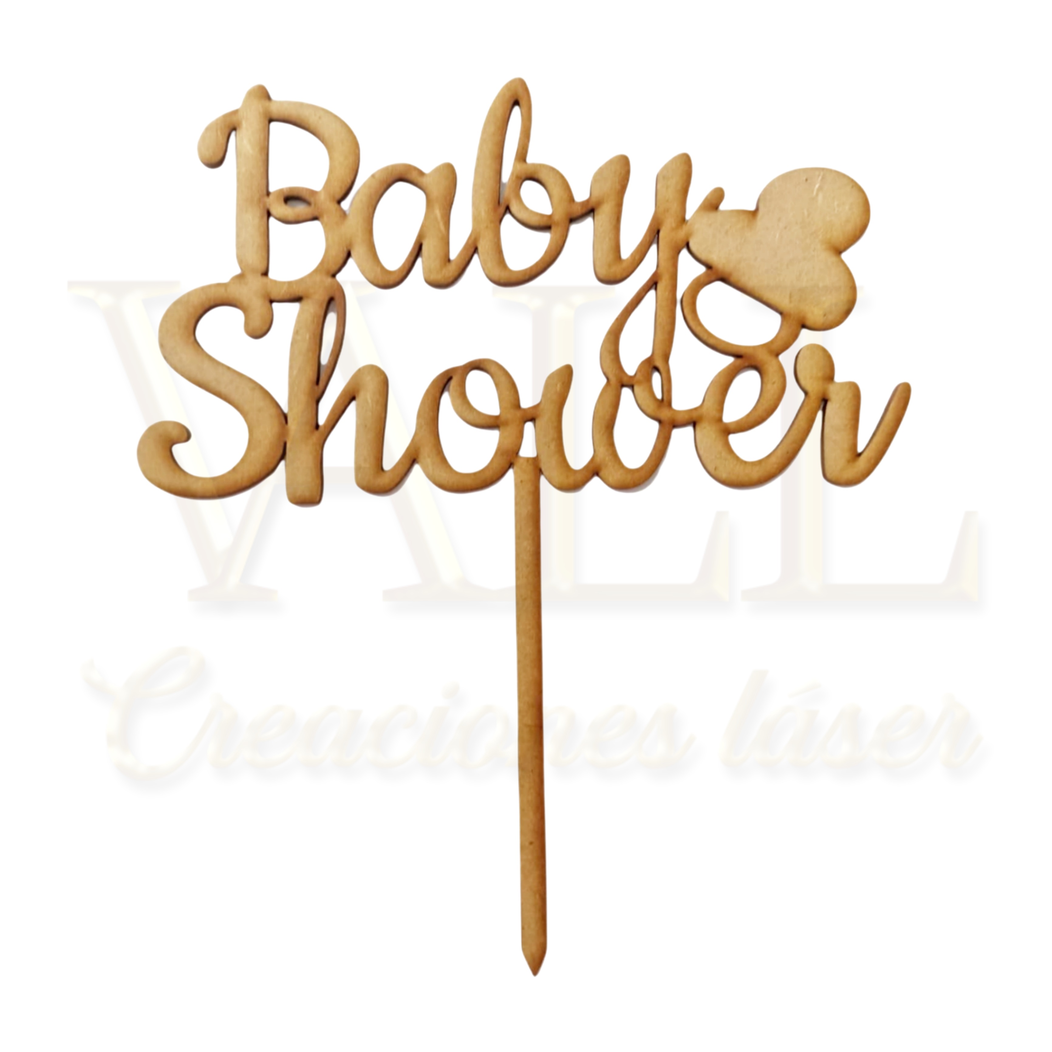 Cake topper baby shower