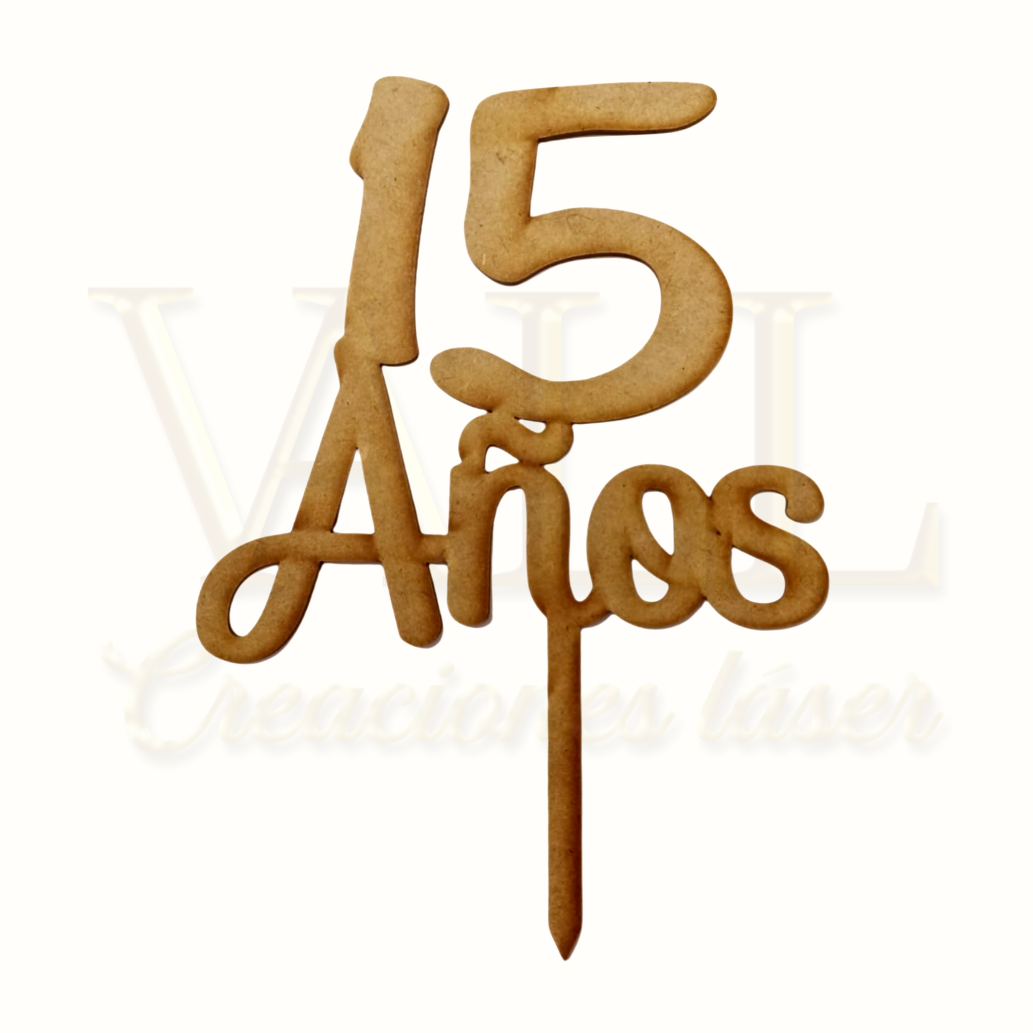 Cake topper xv años