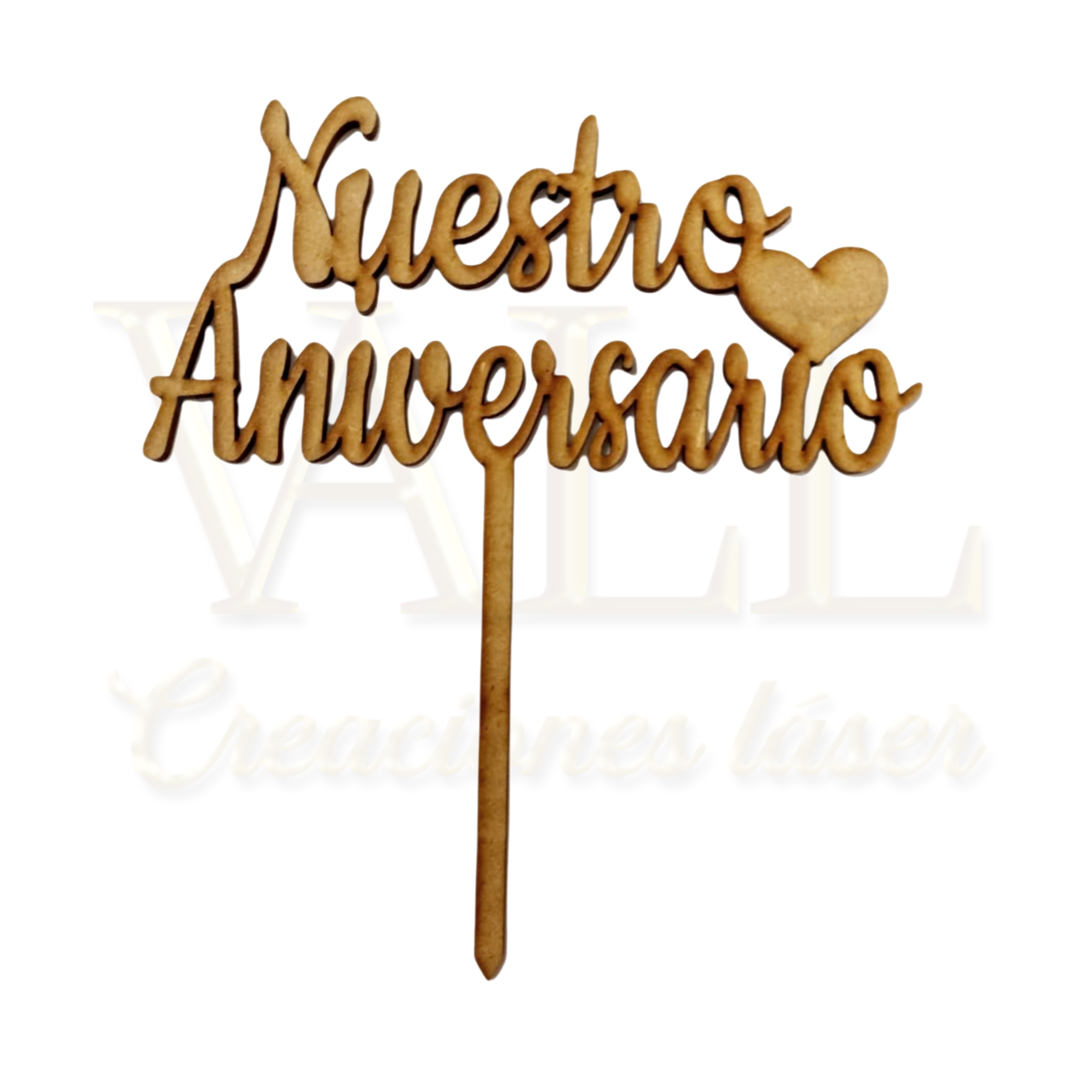 Cake topper aniversario